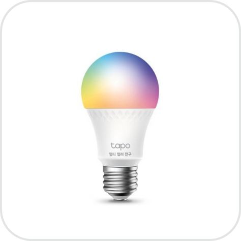 티피링크 Tapo L535E 1100루멘 Matter 스마트 멀티컬러 전구 LED 조명 IoT 구글홈 E26소켓