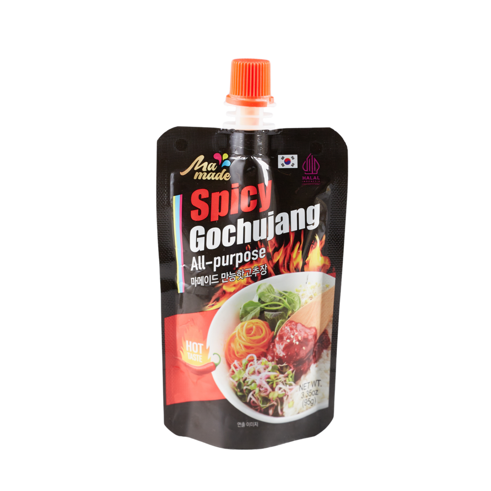 <p id="prm1">All-Purpose<br>Gochujang [HOT]<br><span class="small-textup">NET WT. 120g</span></p>