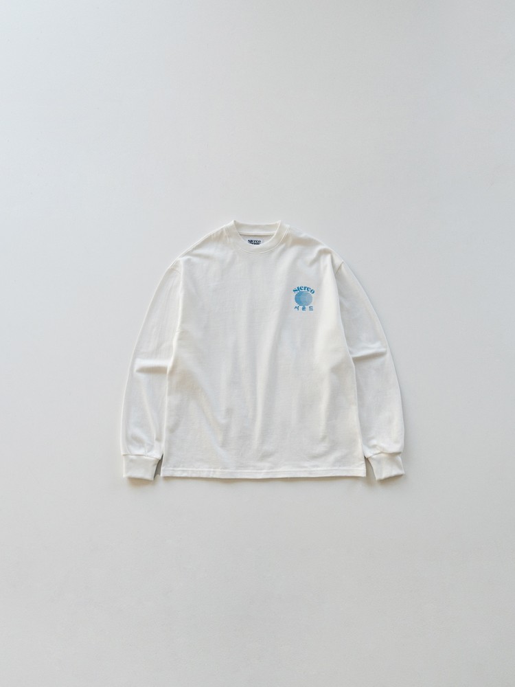 SPS Logo Long Sleeve Tee (Blue Gray) : ハブハド Havehad Japan