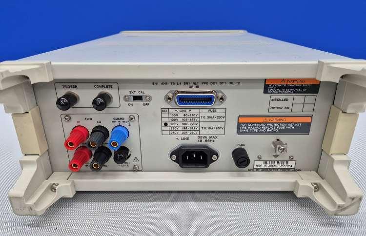Advantest R6871E DC Digital Multimeter : 엠아이티솔루션