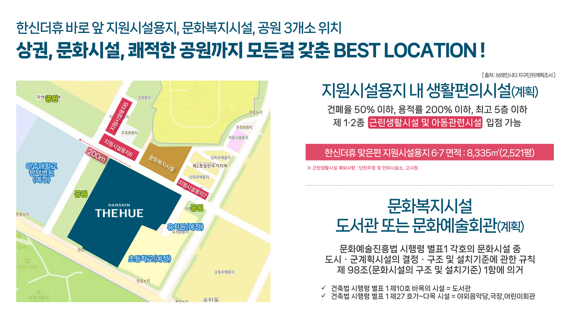 평택 브레인시티 한신더휴 문화시설