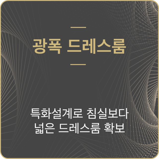 평택 브레인시티 한신더휴 드레스룸
