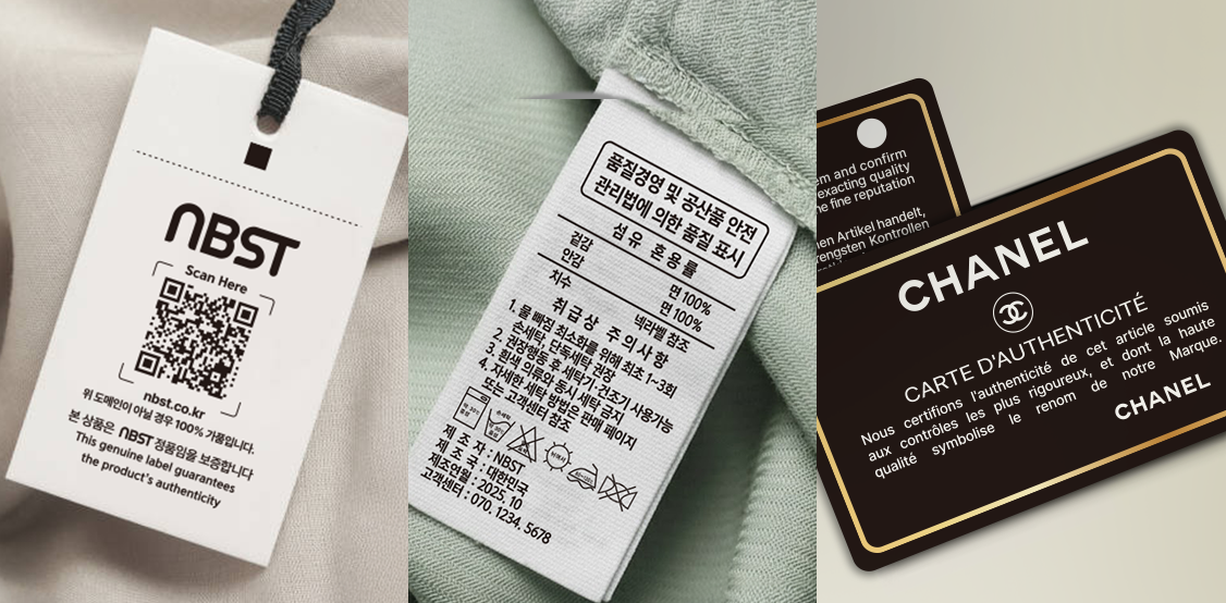 케어라벨, 행택, 개런티 카드