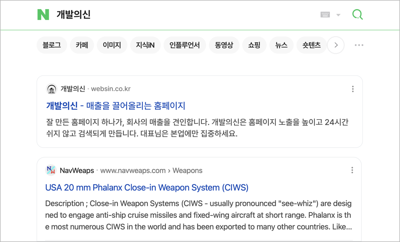 홈페이지 제작 개발의신 SEO 최적화