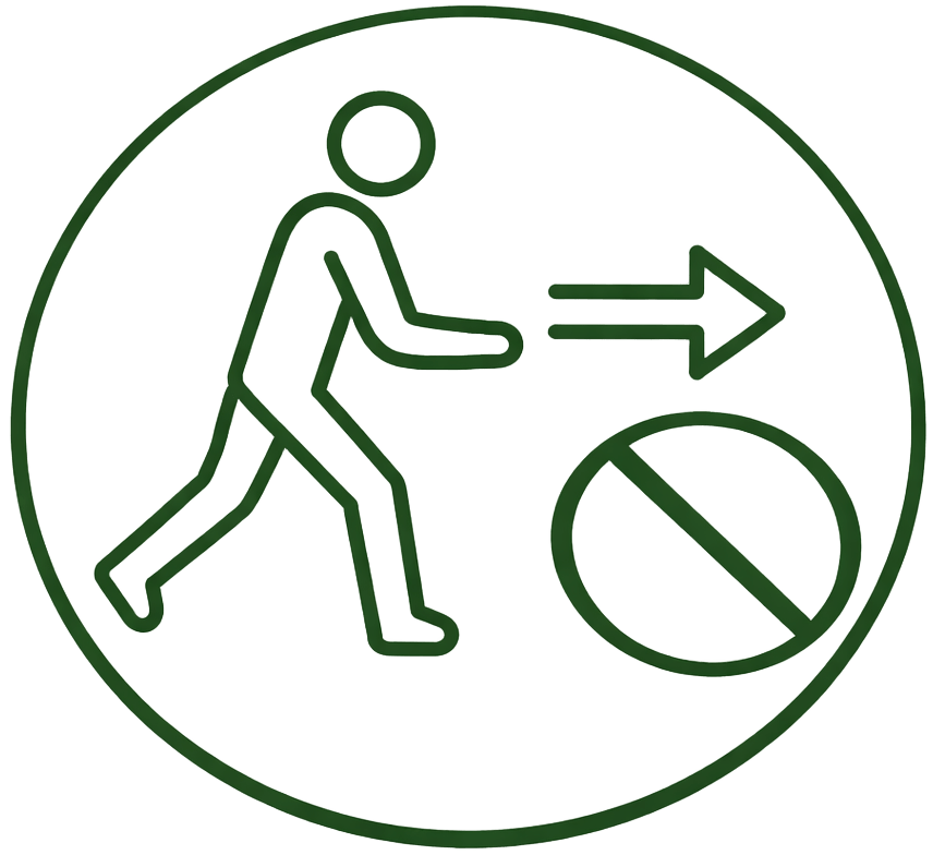 움직임 제한 아이콘