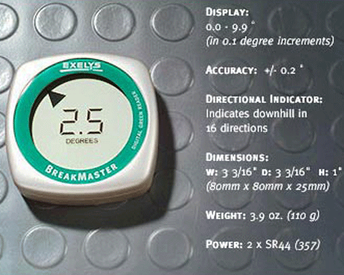 Digital Green Reader, breakmaster, 그린경사측정기