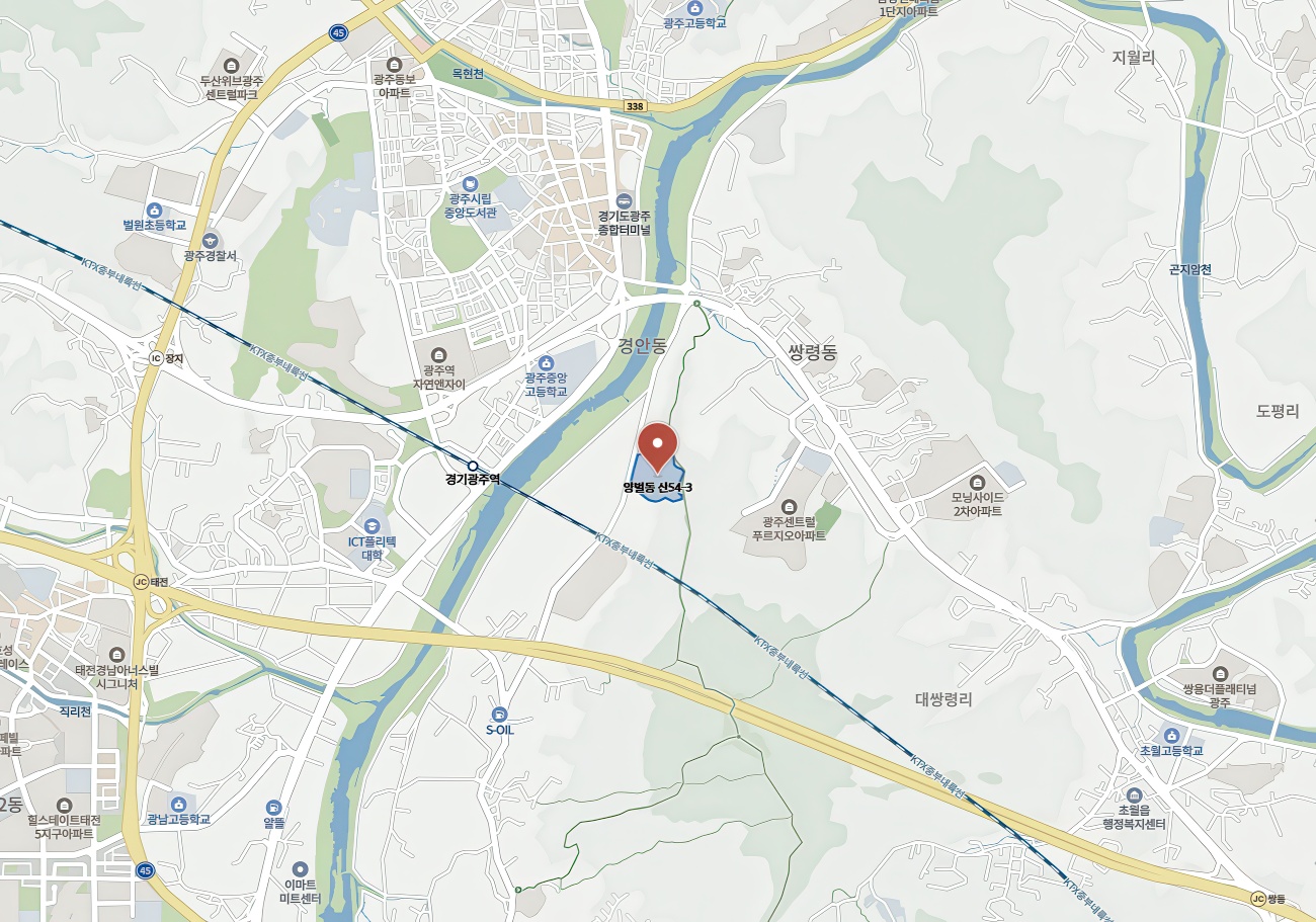 쌍령공원 롯데캐슬 지도