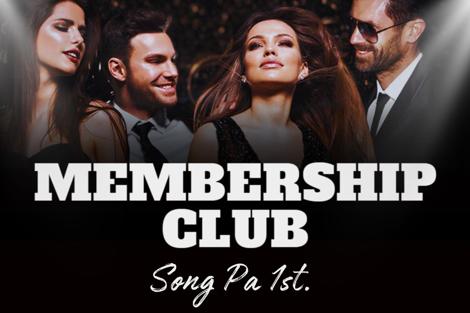 잠실·송파 지역의 프라이빗 멤버십 클럽 분위기를 표현한 이미지, 세련된 남녀가 함께한 잠실룸싸롱 대표 비주얼