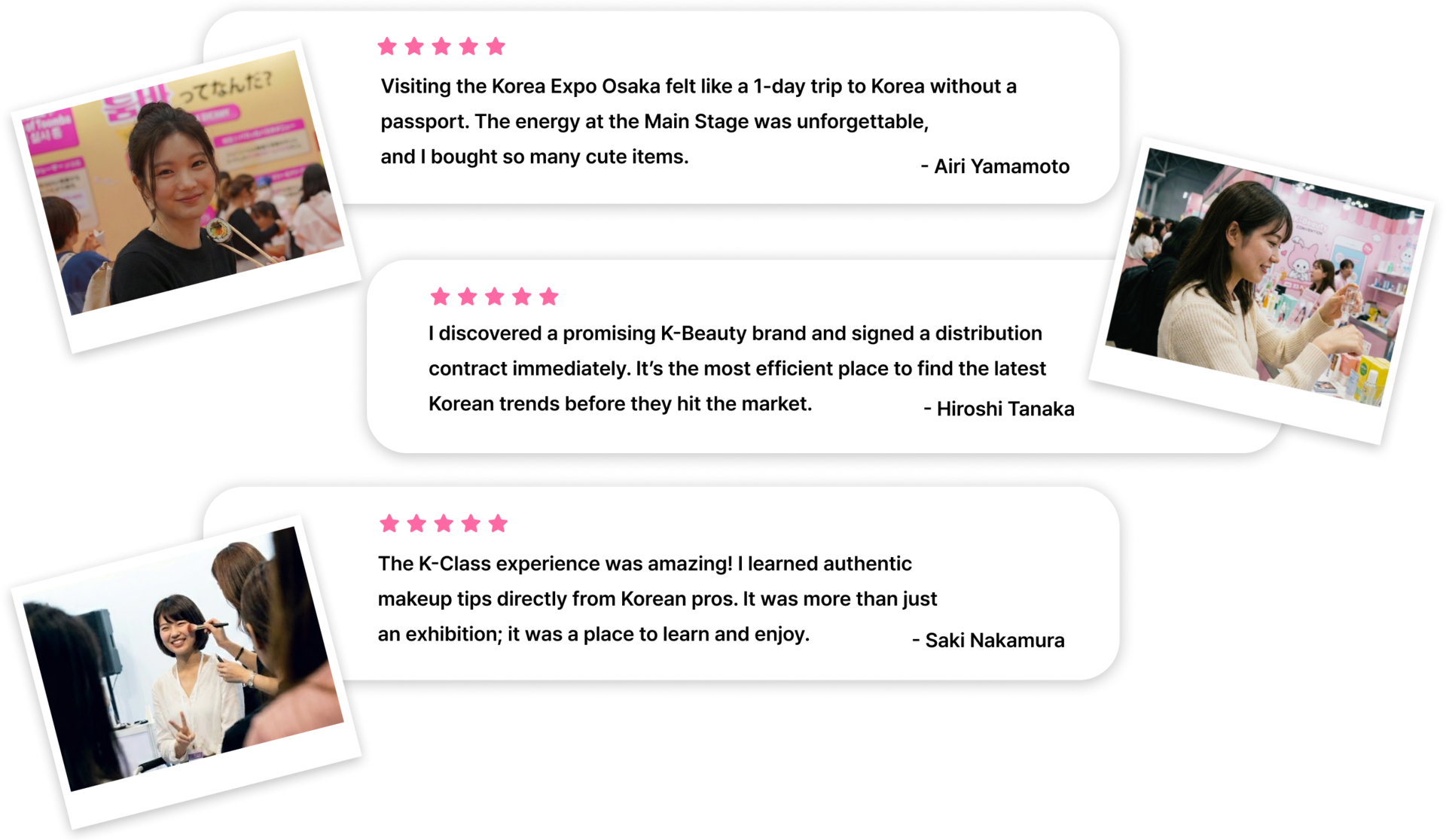 Review of Attendees from the Last Event