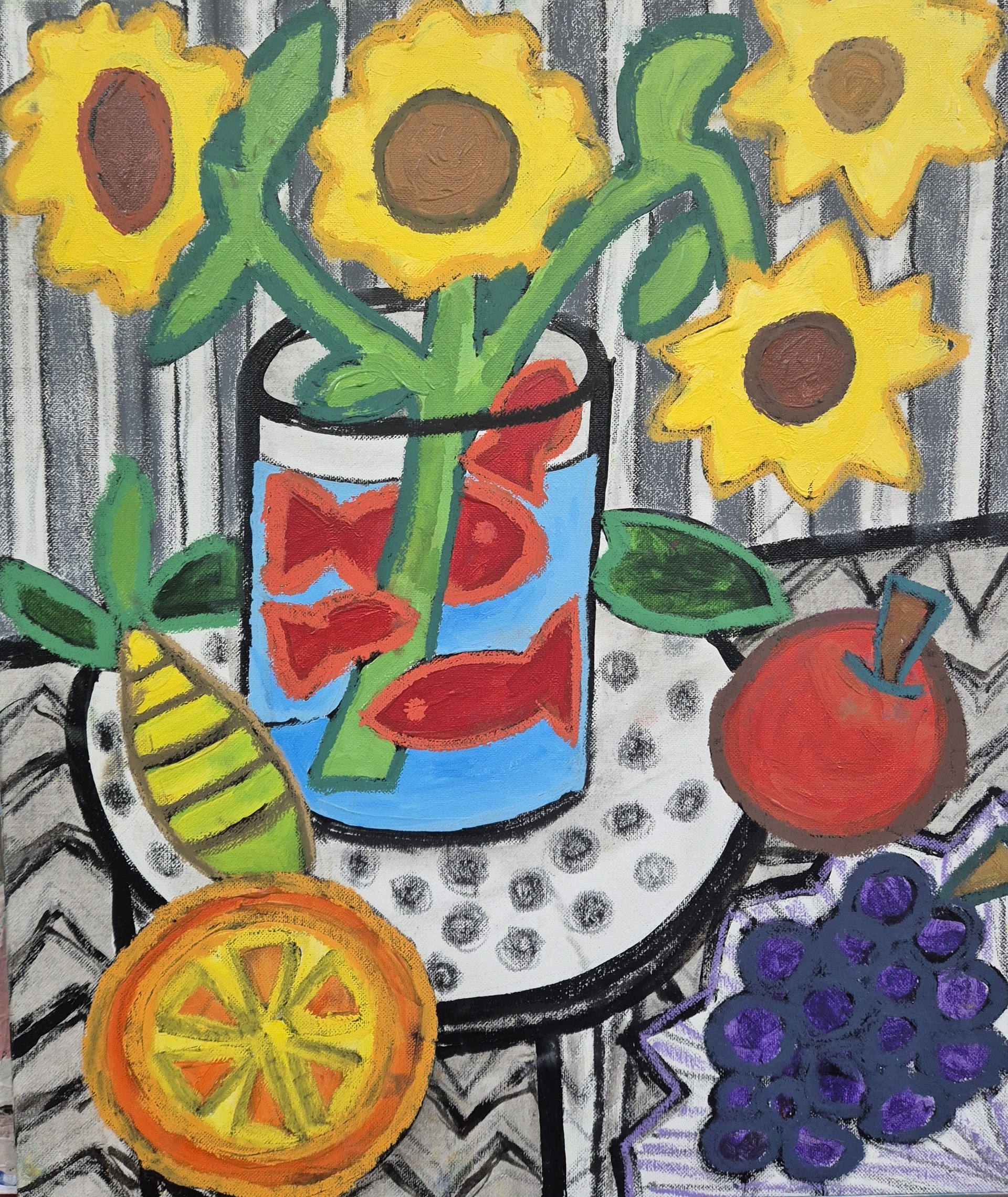 My Little World, 53.0×45.5cm, Acrylic on canvas