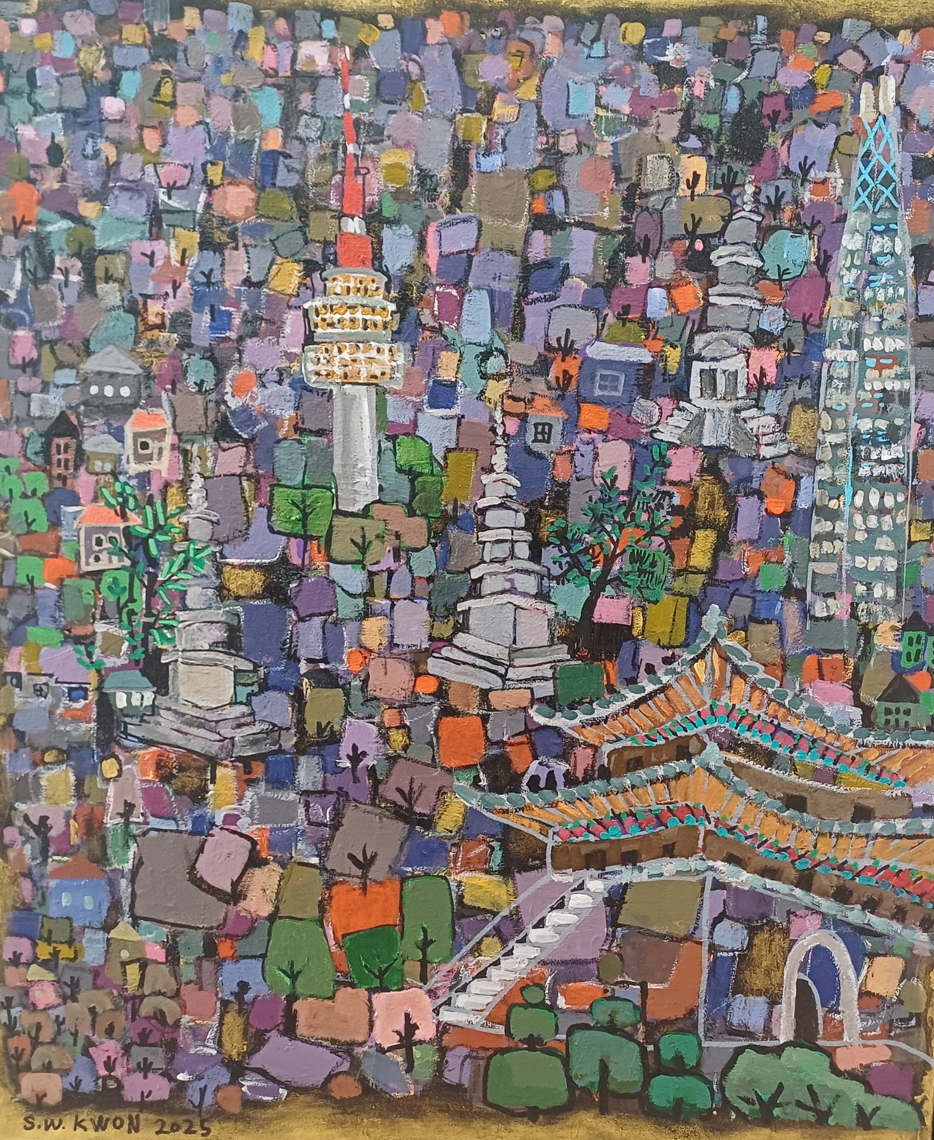 Korea Rhapsody, 72.7cm×60.6cm, Acrylic on panel