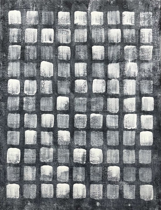 Reveal, 116.4cm x 89.4cm, Pigment on wooden Panel, n ̊2505, 2025