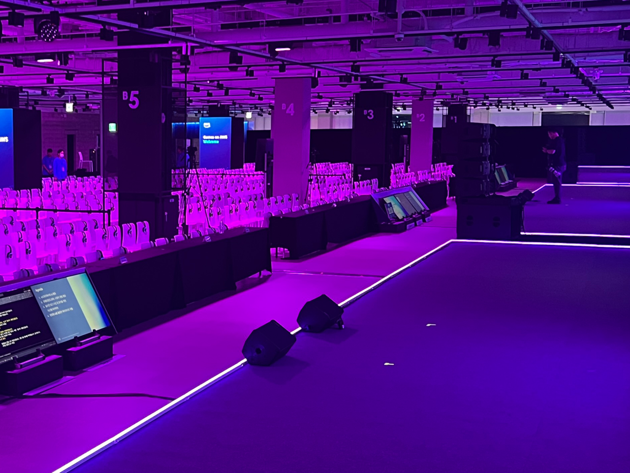 강연자용 모니터링 세팅예시