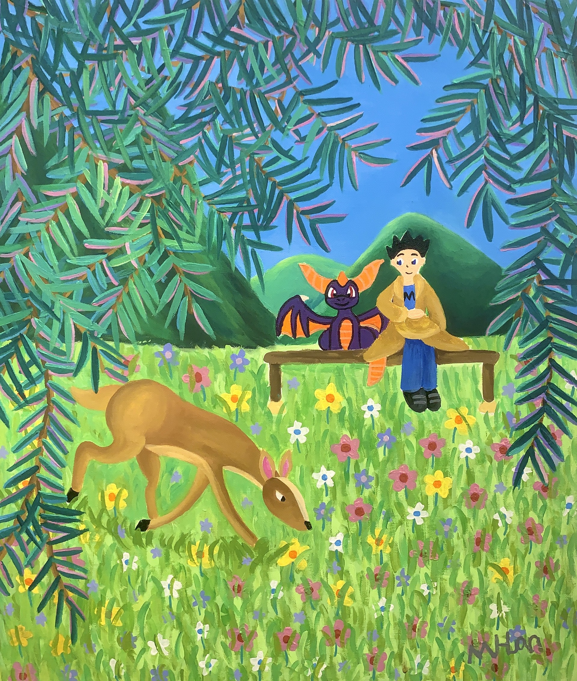  Dear1, 53.0×45.5cm, Acrylic on canvas, 2025