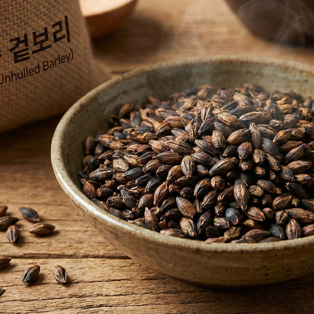 유기볶은 겉보리