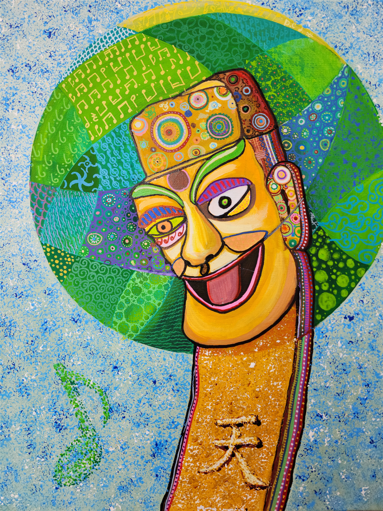 I Will Protect YouⅠ, 40.9 ☓ 53.0cm, Acrylic on canvas, 2025