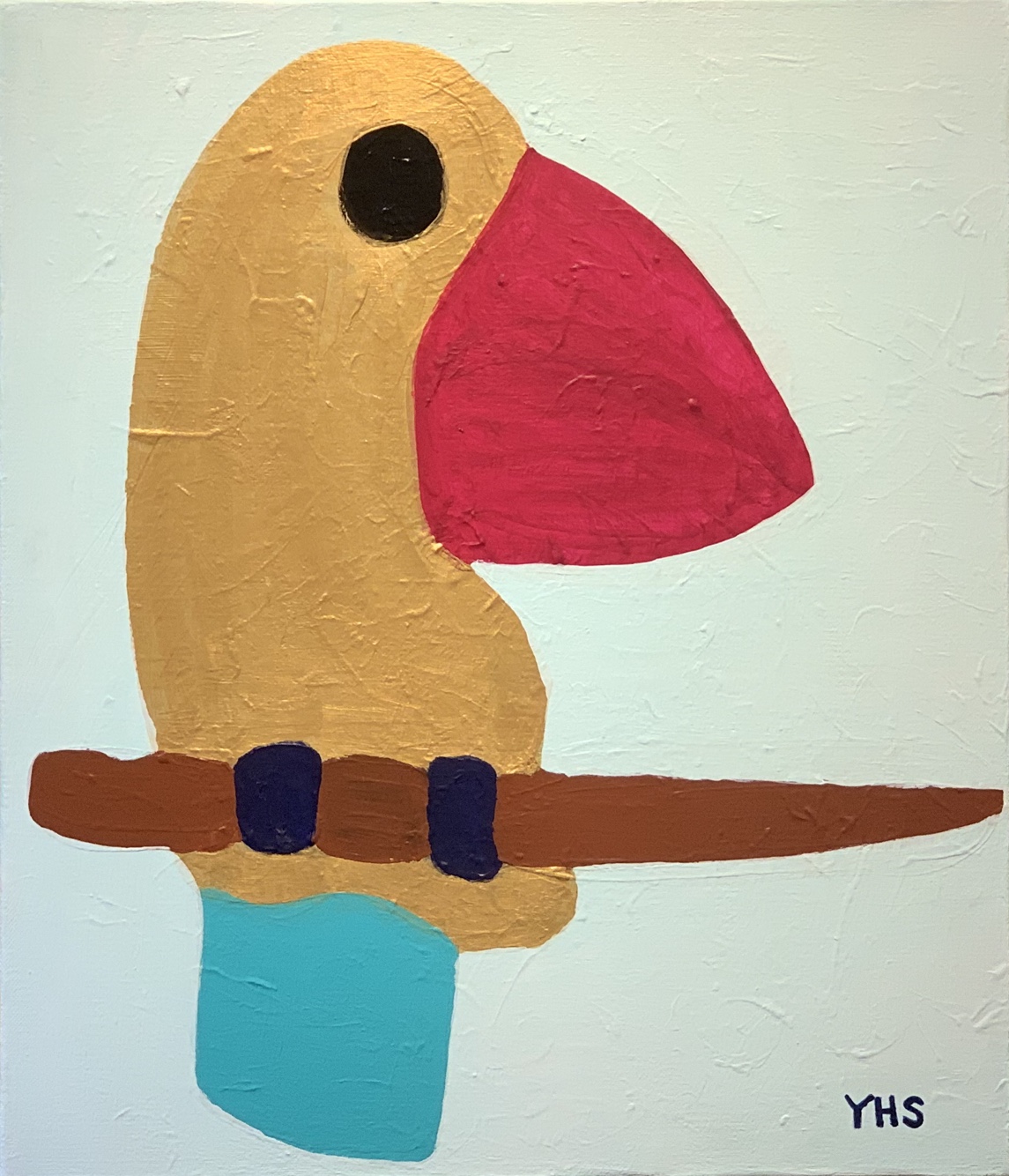 Toucan, 53.0×45.5cm, Acrylic on canvas, 2021