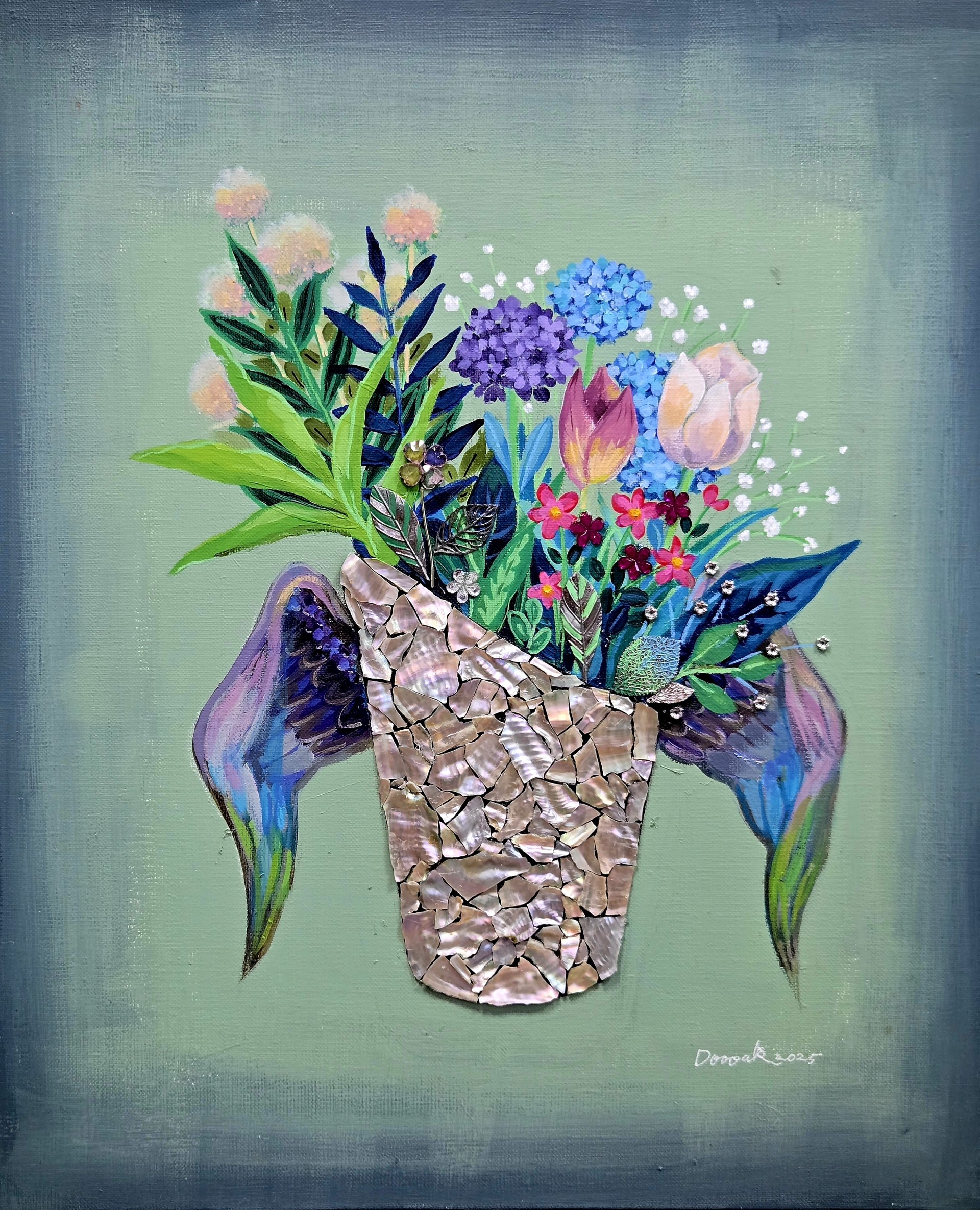 Rest, 53.0×45.5cm, Mixed media, 2025