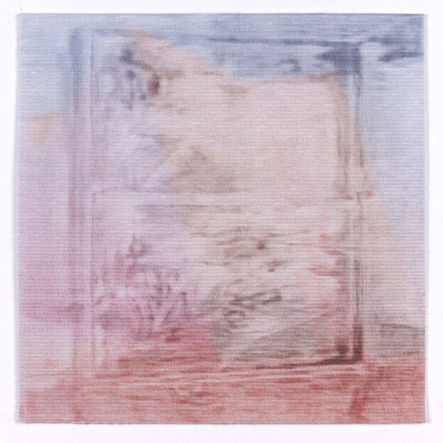 Glass Work, UV Print on Carpet, 50x50cm, 2023