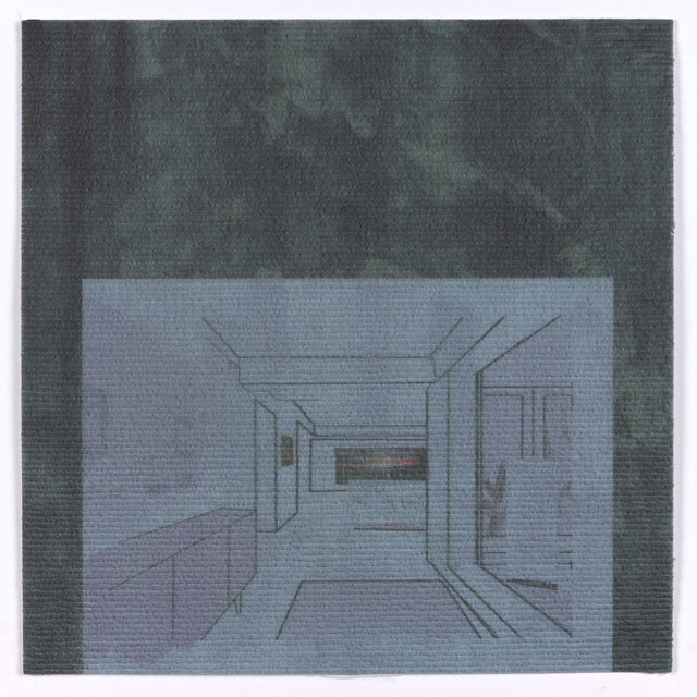 Interior, UV Print on Carpet, 50x50cm, 2023