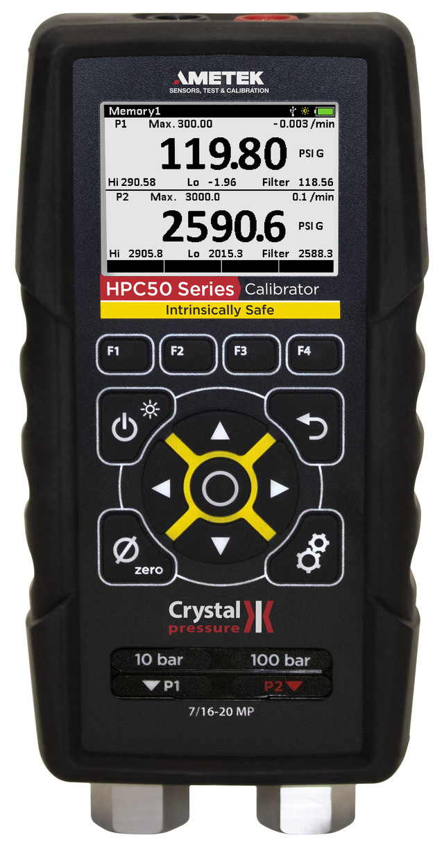 HPC50 Instrisically Safe Pressure Calibrator