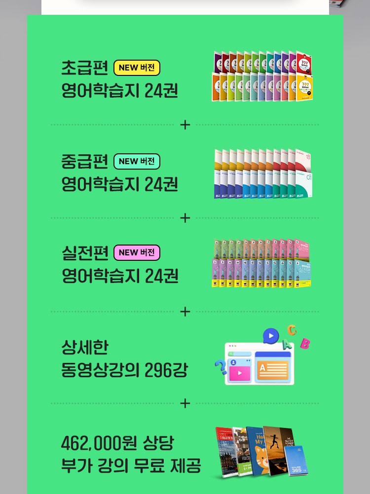 성인영어학습지 777 마스터팩 혜택 자세히 보기 