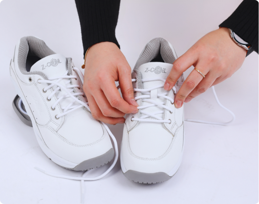 지코일 신발, zcoil, Z-CoiL, painrelief footwear