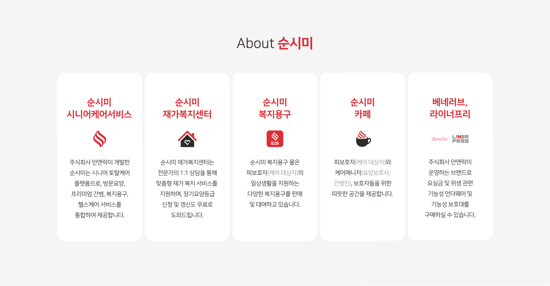 서울  시니어 돌봄 플랫폼 순시미를 운영하는 안앤락 기업 소개 이미지