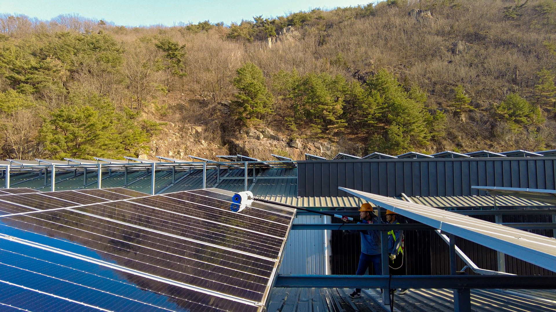 모듈 청소 시스템