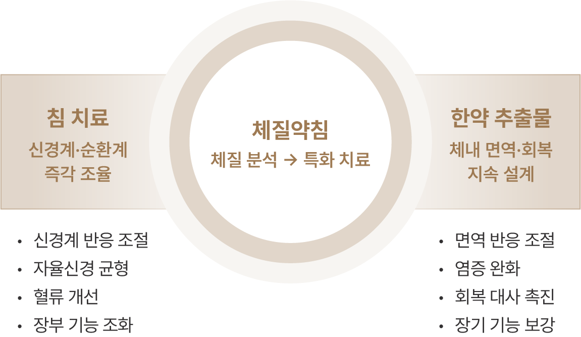 침치료와 한약치료를 한번에 하는 체질약침