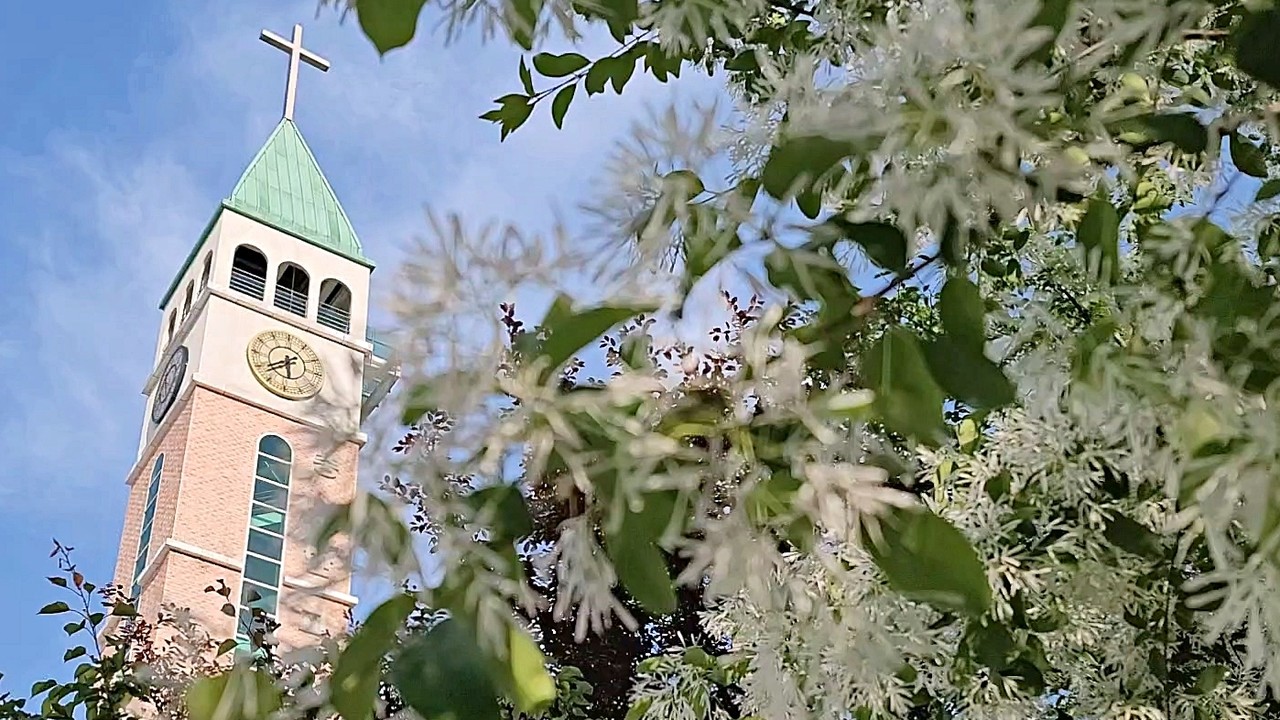 운정성전 십자가탑