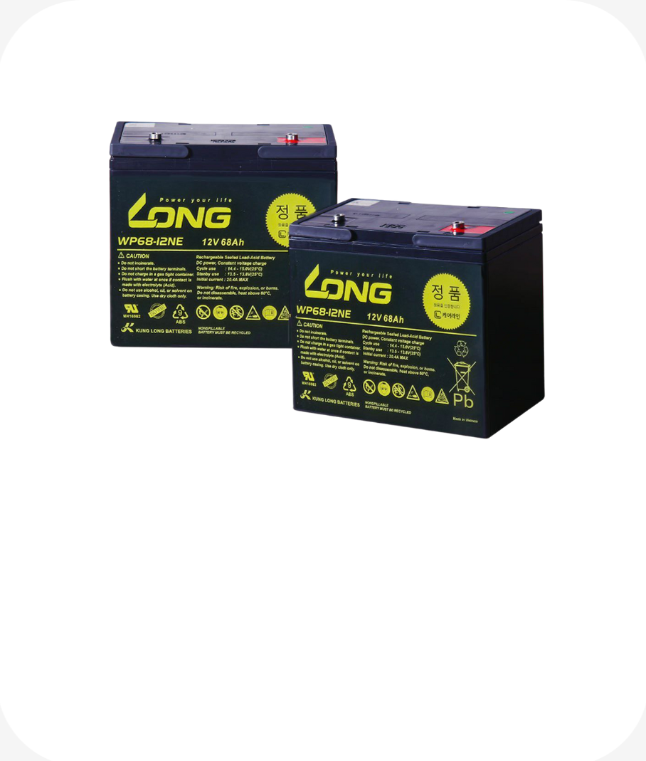 <div class="ideal_txt01"> <span>배터리 12V68Ah</span>  <p>나드리 500, 나래S100, 200, 210,<br> 나래T10 모델에 적용되는 배터리</p> </div>