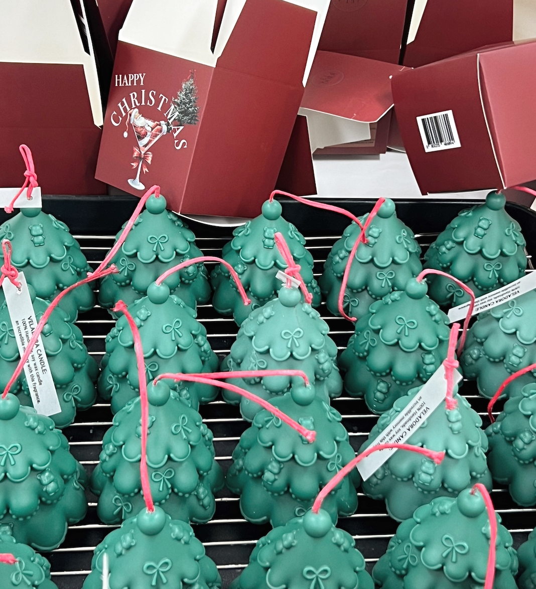 크리스마스 트리 캔들 ODM 납품