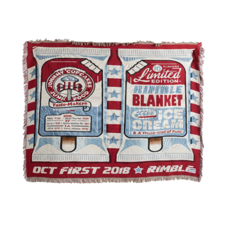 아이스크림 패키지 감성 블랭킷 이미지