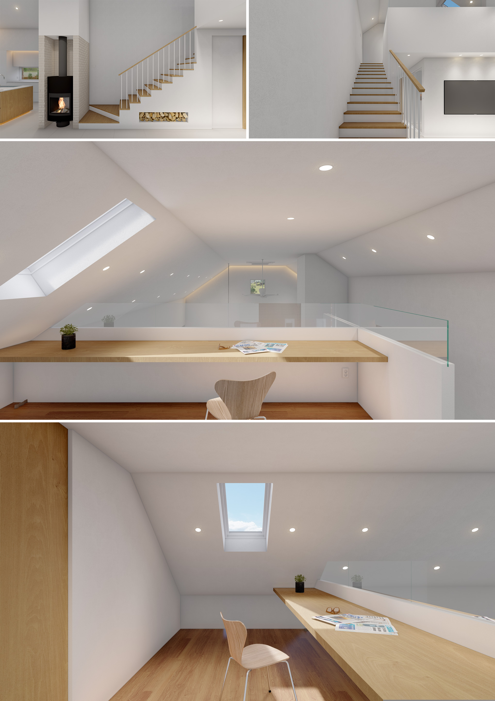 브로드 피크 계단&2층 가족실