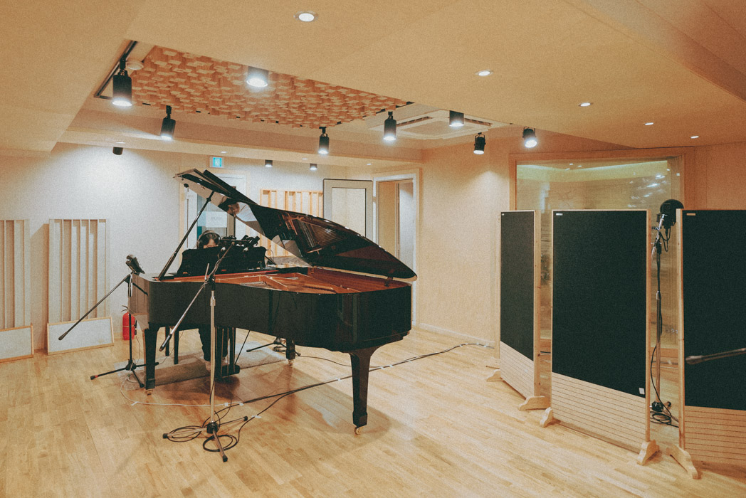 / 사운드 엔지니어 과정 앙상블 레코딩 수업 중 /