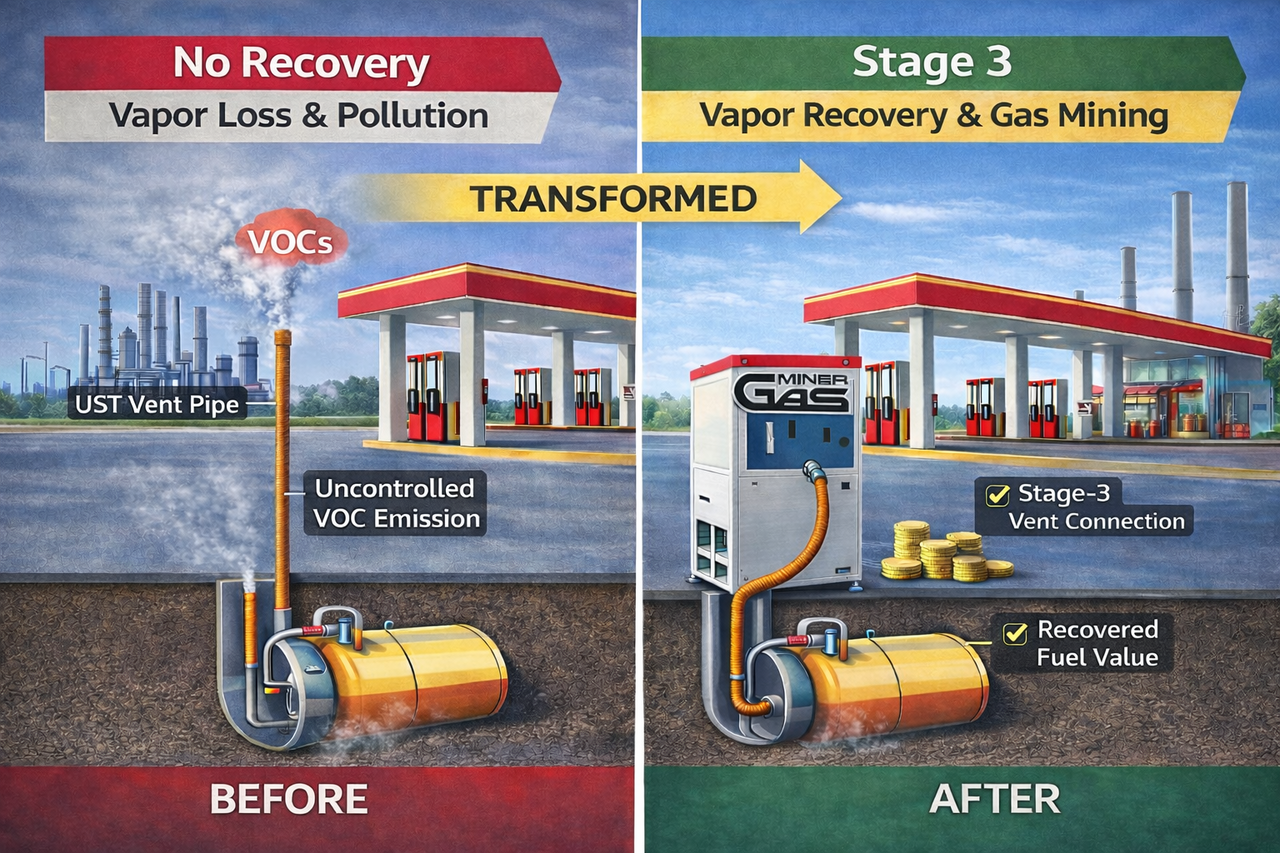 유증기 회수가 없는 후진국 현실
