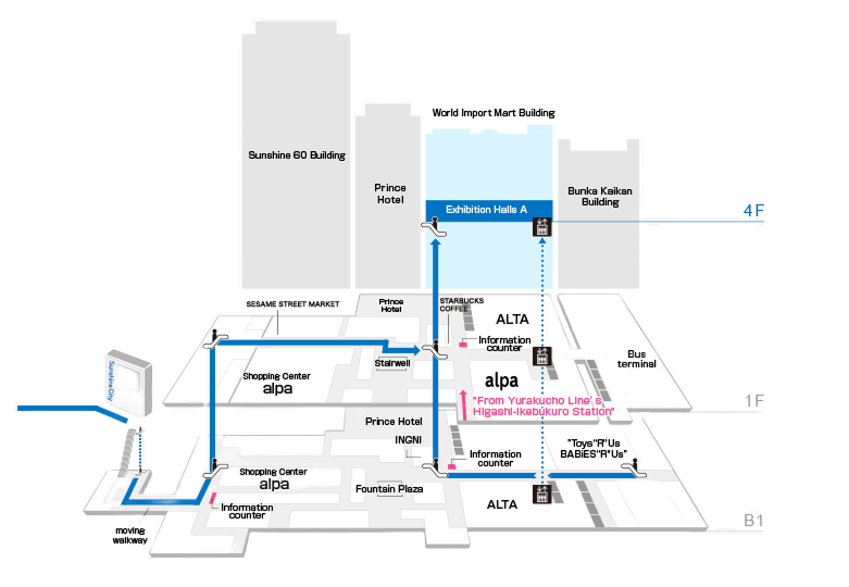 전시홀 가는 길 이미지