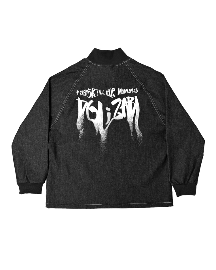 [2be tattoo x Dol;zabi] Heureum ; flow Denim Half-Zip : 돌자비 (DOL;ZABI)