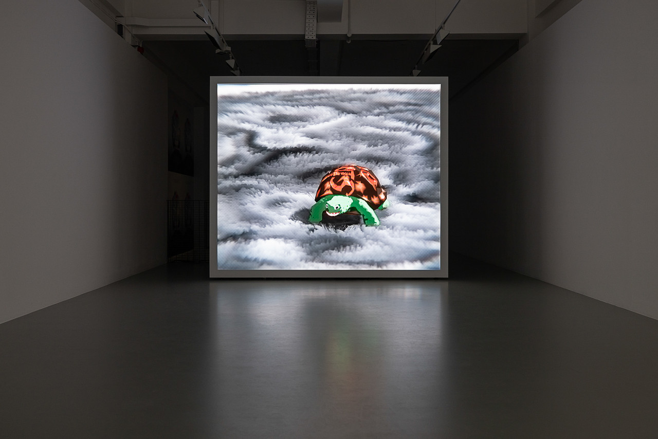 <figcaption class="artwork-caption">   <div class="artist">Ian Cheng</div>   <div class="title"><em>Thousand Lives</em></div>   <div class="year">2023</div>   <div class="material">Live simulation</div>   <div class="edition">Edition unique, in a series of 10 plus 1 AP</div>   <div class="dimensions">Dimensions variable</div> </figcaption>