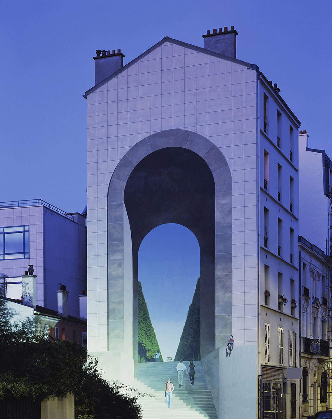 <figcaption class="artwork-caption">   <div class="artist">Han Sungpil</div>   <div class="title"><em>Stairway to Heaven</em></div>   <div class="year">2009</div>   <div class="material">C-print</div>   <div class="dimensions">153.5 × 120.7 cm</div> </figcaption>