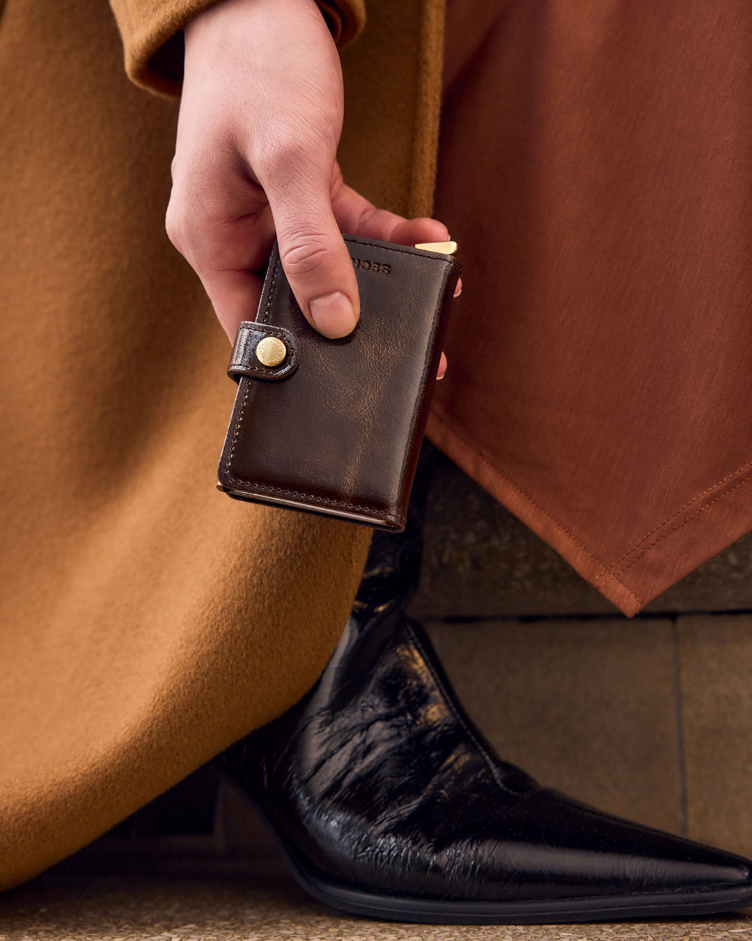 미니월렛+ 나플락 마호가니 ↗︎