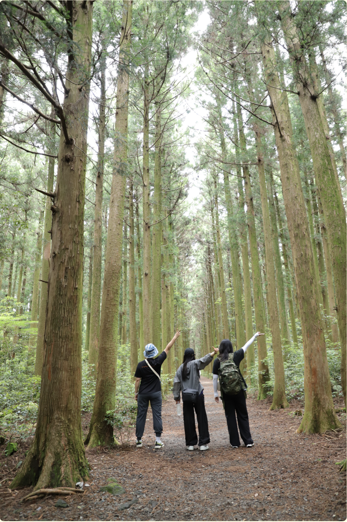 Together, we explore the beautiful local spaces surrounding the homestay