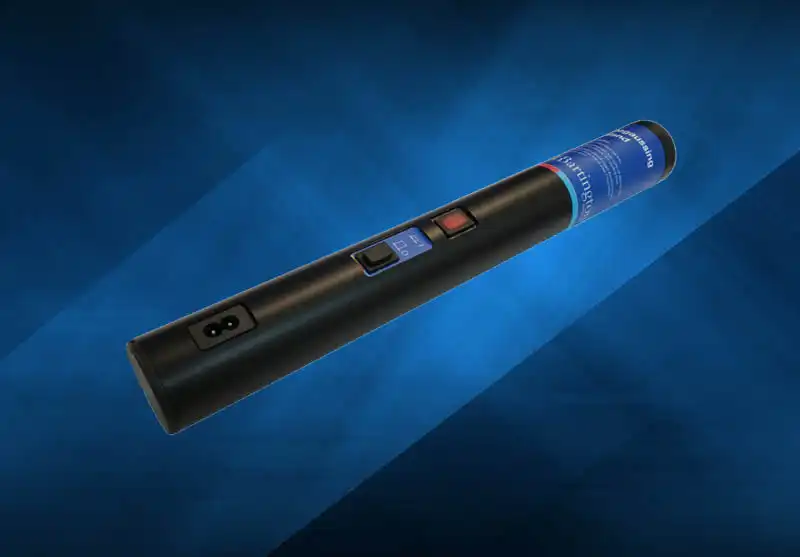 Degaussing Wand <br><br> <span style=" display:inline-block; width:300px; font-size:14px; color:#888; line-height:1.6; "> A handheld wand for removing accumulated magnetic fields </span>