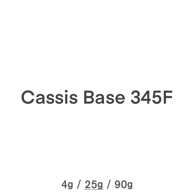 Cassis Base 345F® (Firmenich) : SHUAFㅣ슈아프 공식 홈페이지