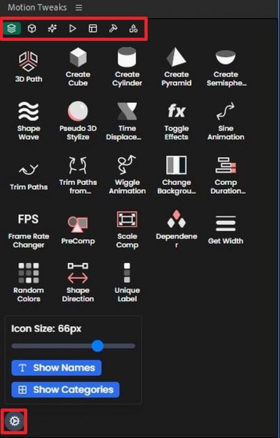 필수 Tool들, Motion Tweaks Extension (1) : TUTORIAL