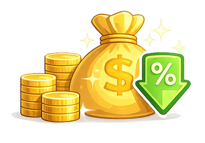 <b style="color:#377dff;">초기 비용 부담 최소화</b>