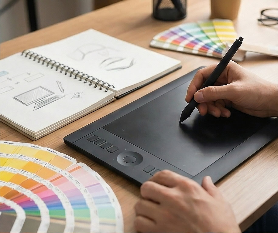 <div style="text-align:center; font-family: inherit;">    <!-- PM -->   <div style="font-size:26px; font-weight:700; margin-bottom:4px;">     디자인   </div>    <!-- Design -->   <div style="font-size:14px; font-weight:400; margin-bottom:12px;">     Design   </div>    <!-- 버튼 영역 -->   <div style="display:flex; justify-content:center; gap:10px; flex-wrap:wrap;">      <span style="       background:rgba(0,131,204,0.7);       color:#fff;       font-size:12px;       font-weight:700;       padding:6px 12px;       border-radius:20px;       display:inline-block;       ">       2D·3D 디자인    </span>      <span style="       background: rgba(0,131,204,0.5);       color:#fff;       font-size:12px;       font-weight:700;       padding:6px 12px;       border-radius:20px;       display:inline-block;       ">       목업(Mock-up)     </span>      <span style="       background: rgba(0,131,204,0.7);       color:#fff;       font-size:12px;       font-weight:700;       padding:6px 12px;       border-radius:20px;       display:inline-block;       ">       패키지 디자인     </span>    </div>  </div>