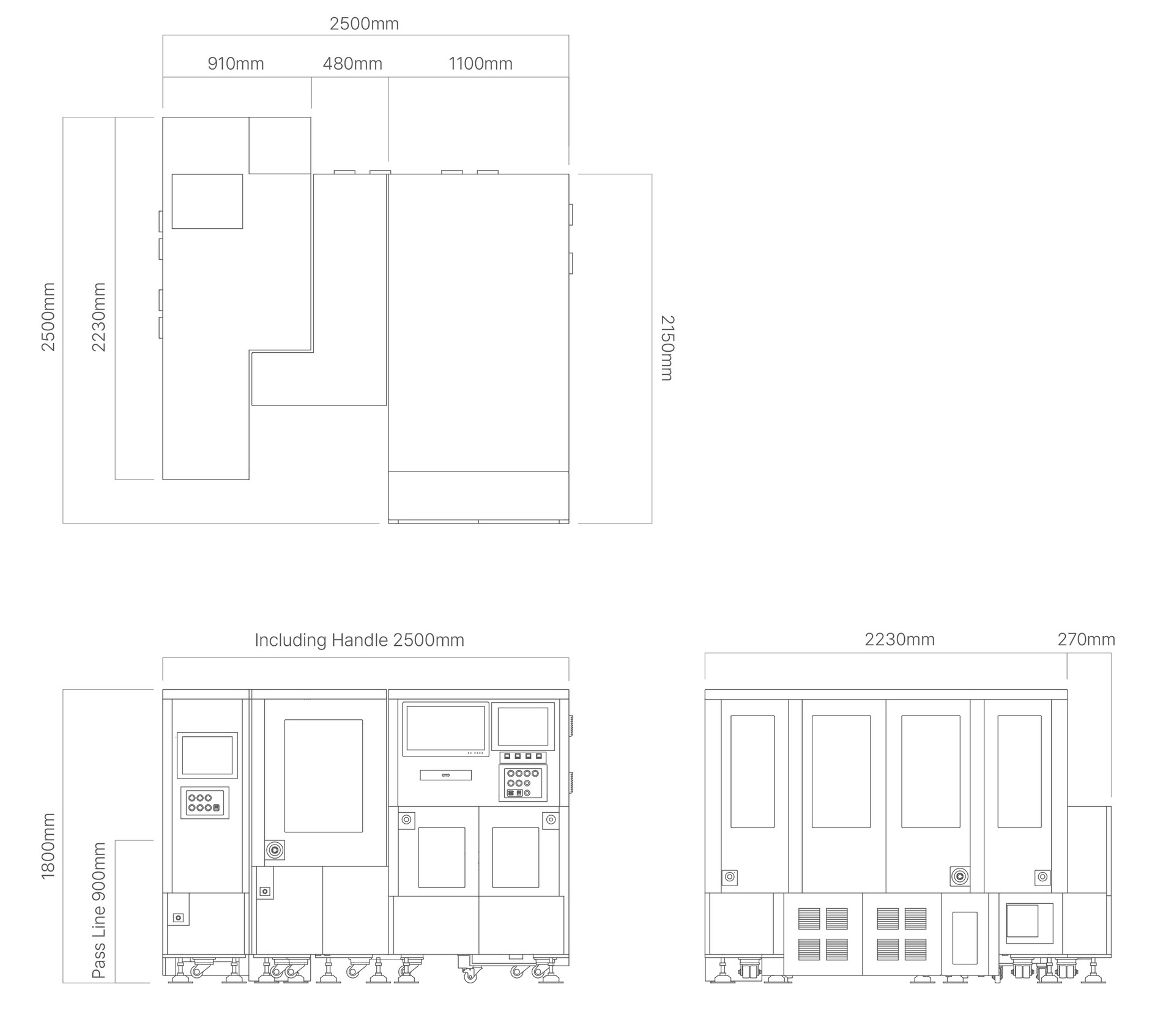 시린지 검사 장비 레이아웃