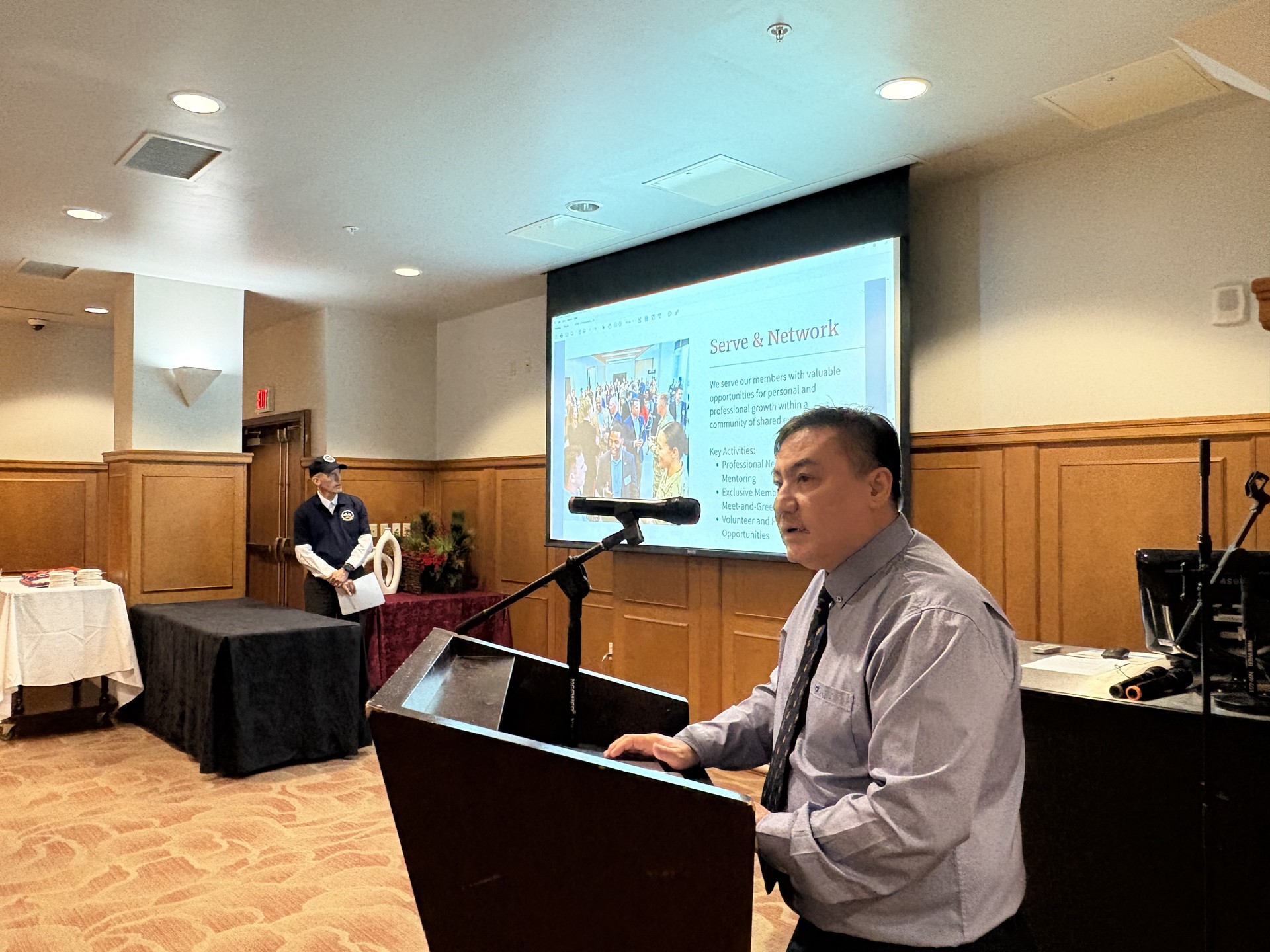 험프리스 지부 개소식 (1.29, 지부장 Tim Miller 환영사)